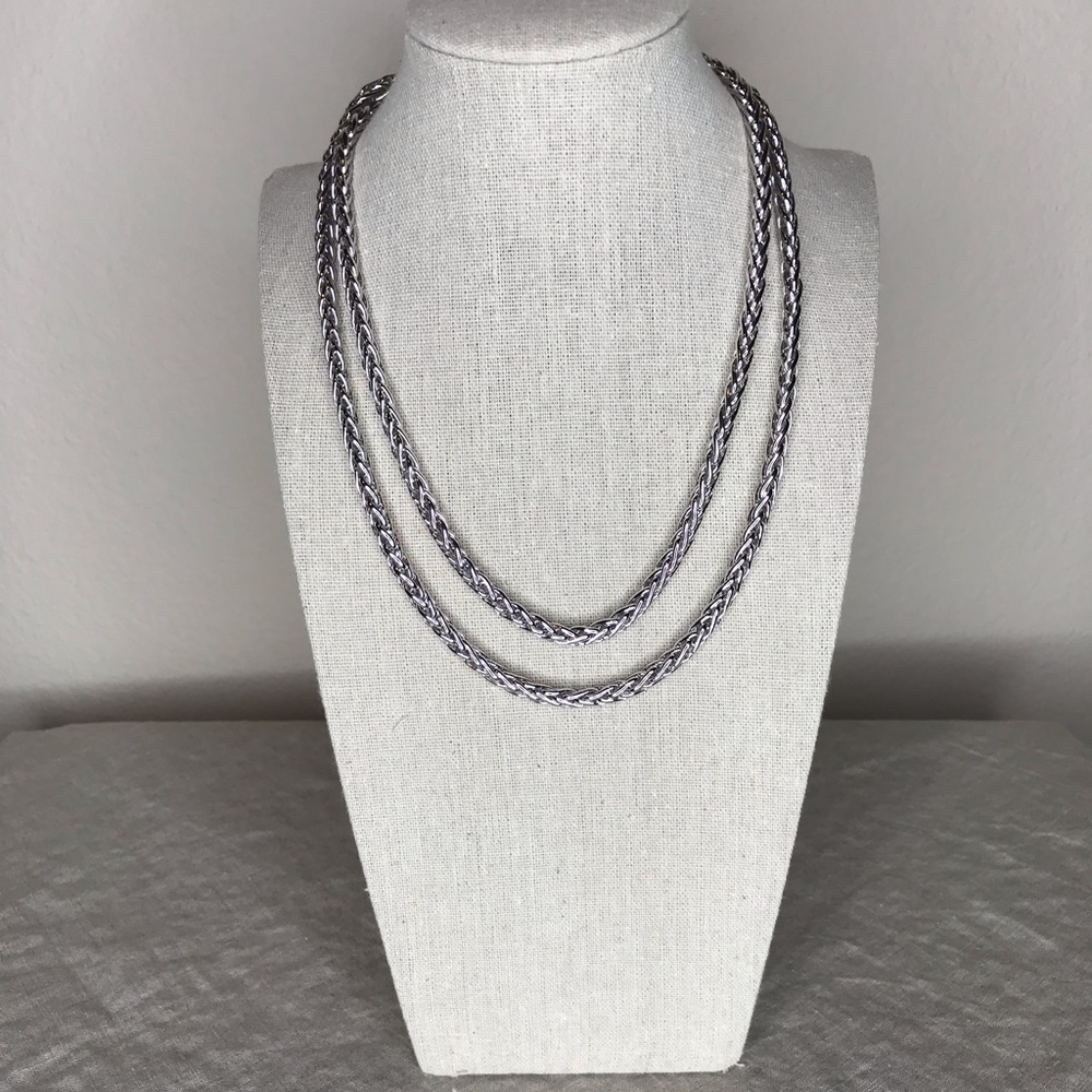 Bronzo Italia White Wheat Chain 36”